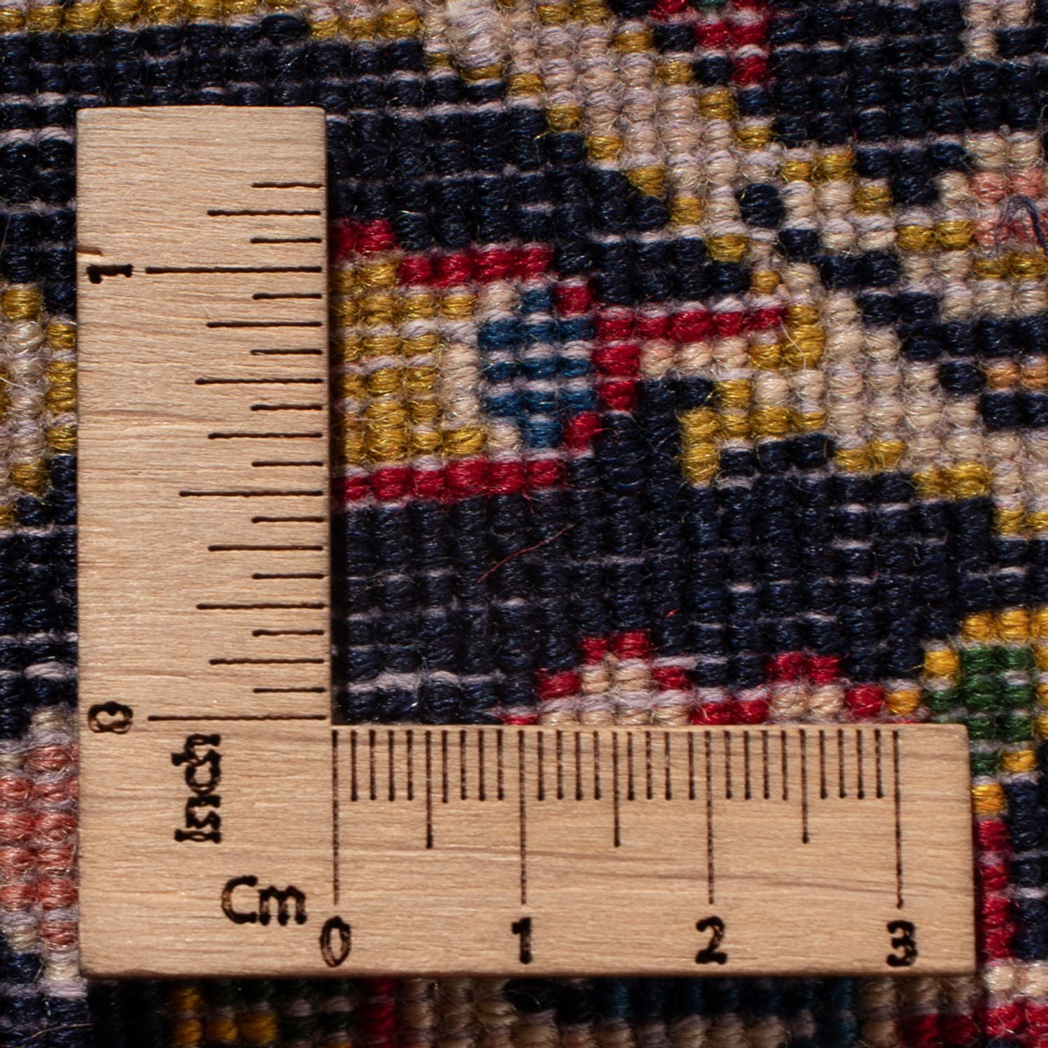 Alfombra persa - Keshan - Antiguo - 410 x 298 cm - azul oscuro