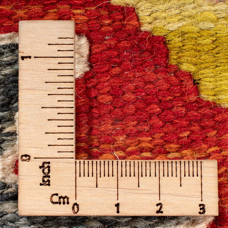 Alfombra de pasillo Alfombra Kelim - Splash - 286 x 78 cm - multicolor