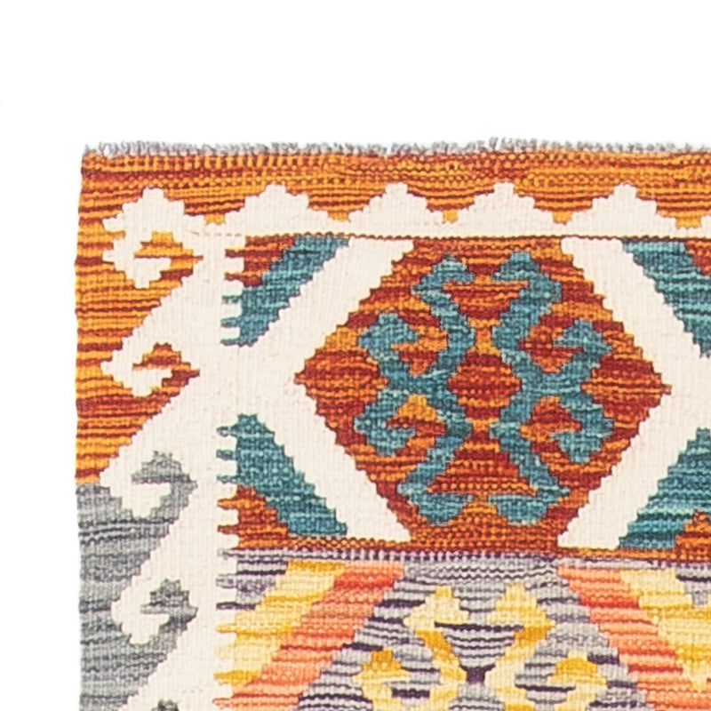 Alfombra de pasillo Alfombra Kelim - Splash - 294 x 82 cm - multicolor