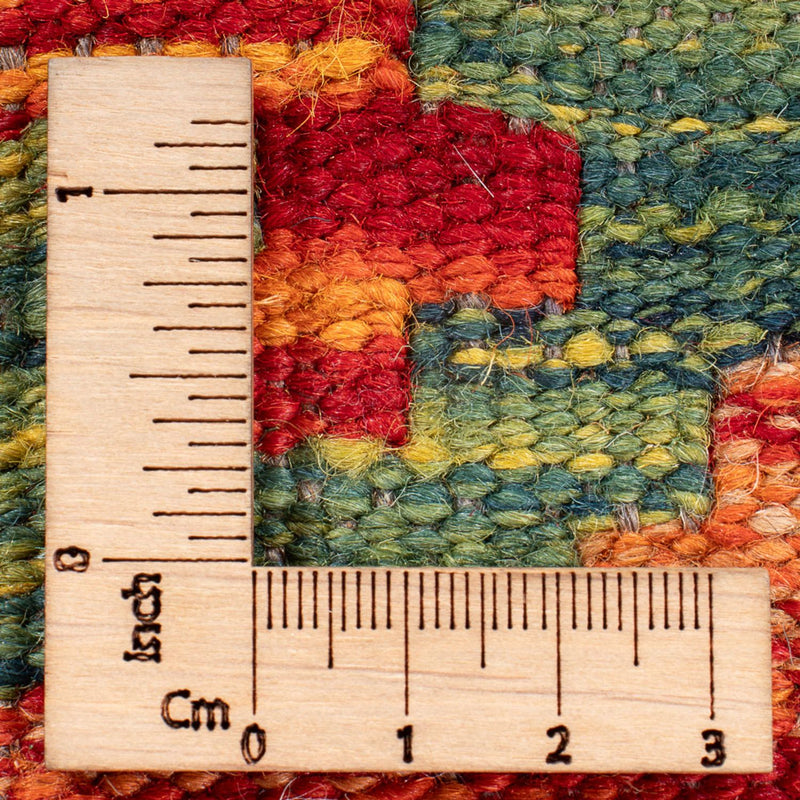 Alfombra de pasillo Alfombra Kelim - Splash - 255 x 74 cm - multicolor