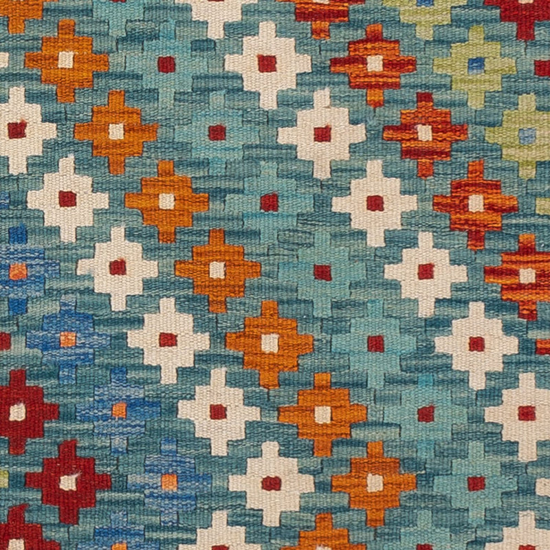 Alfombra Kelim - Splash - 90 x 88 cm - multicolor