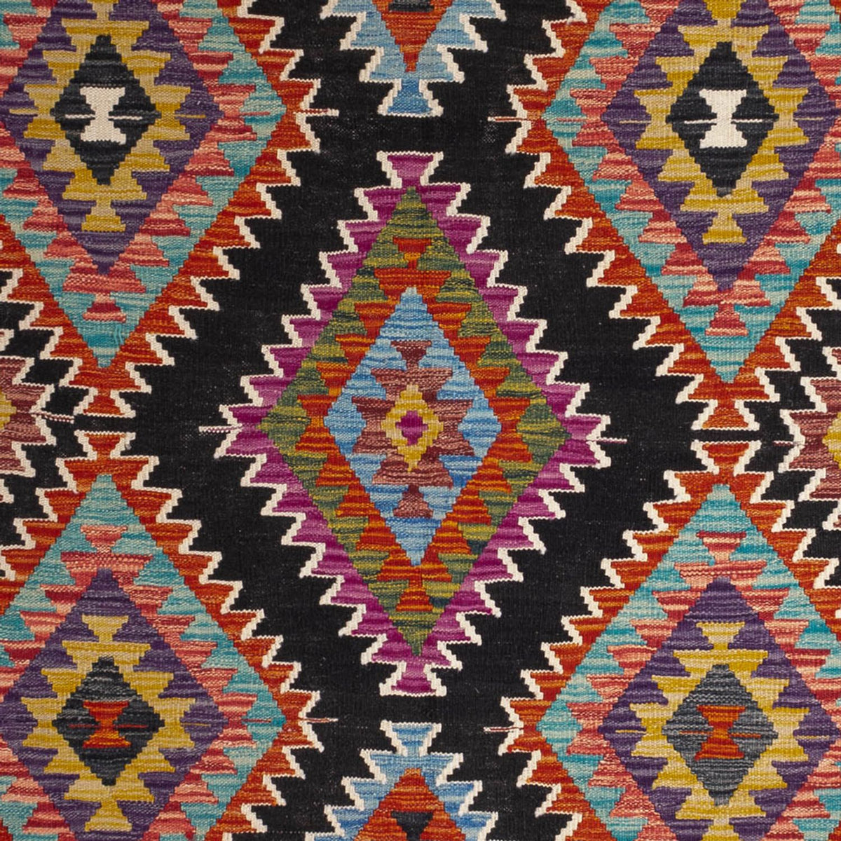 Alfombra Kelim - Splash - 244 x 178 cm - multicolor