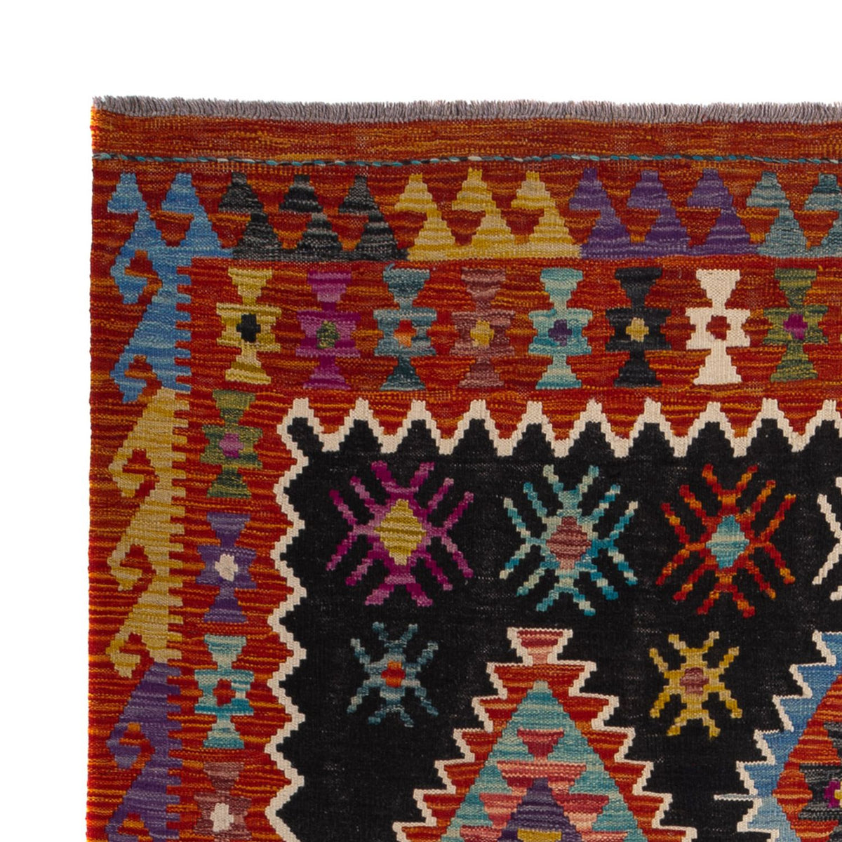 Alfombra Kelim - Splash - 244 x 178 cm - multicolor