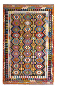 Alfombra Kelim - Splash - 250 x 163 cm - multicolor