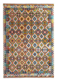Alfombra Kelim - Splash - 245 x 172 cm - multicolor