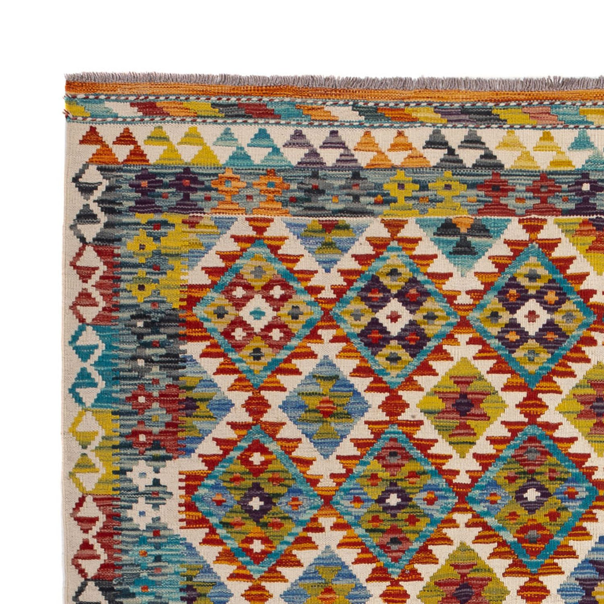 Alfombra Kelim - Splash - 245 x 172 cm - multicolor