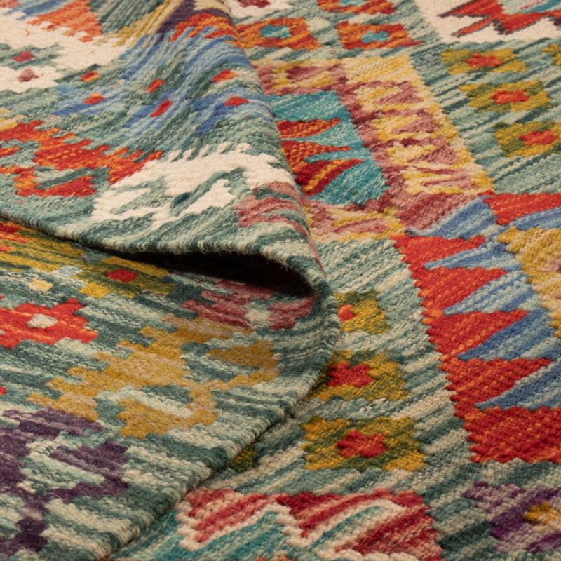 Alfombra Kelim - Splash - 248 x 183 cm - multicolor