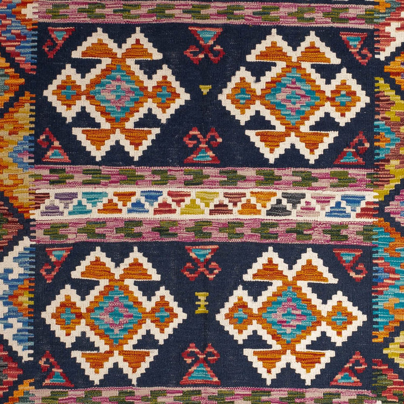 Alfombra Kelim - Splash - 247 x 176 cm - multicolor