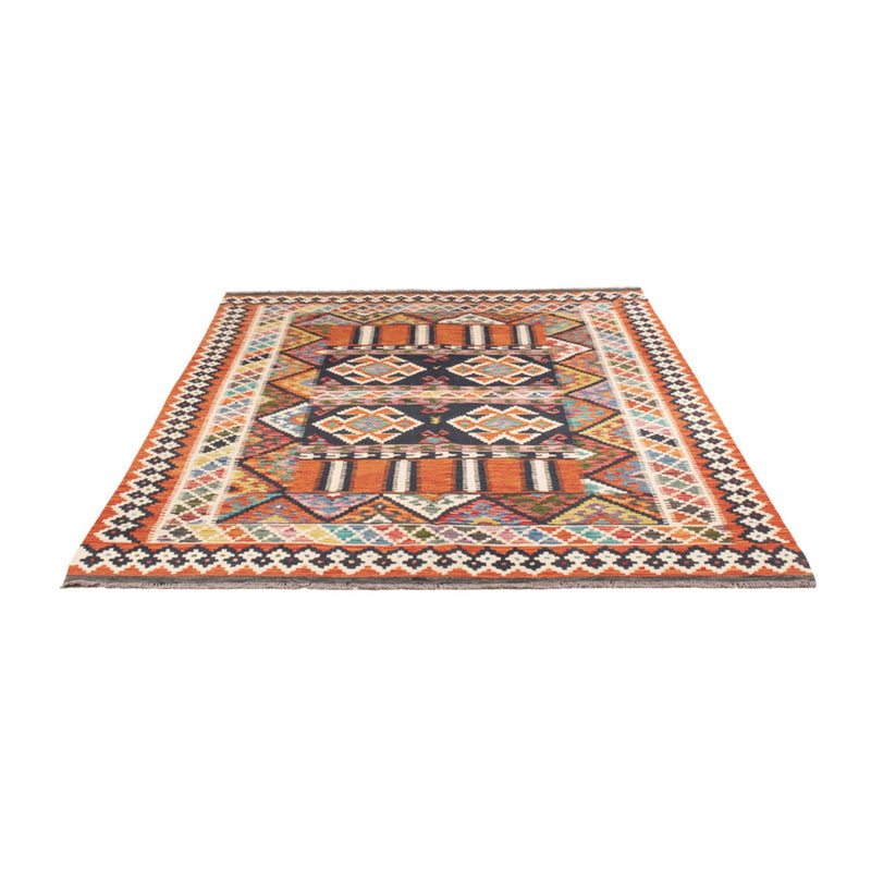 Alfombra Kelim - Splash - 247 x 176 cm - multicolor