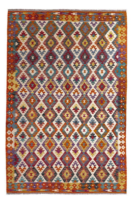 Alfombra Kelim - Splash - 245 x 165 cm - multicolor