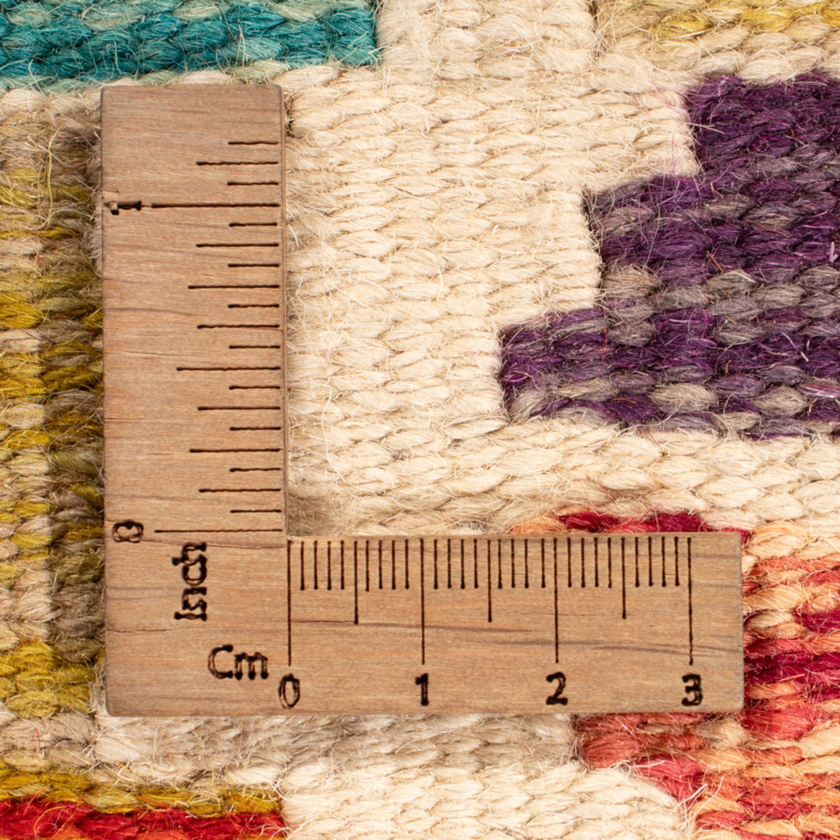 Alfombra Kelim - Splash - 196 x 150 cm - multicolor