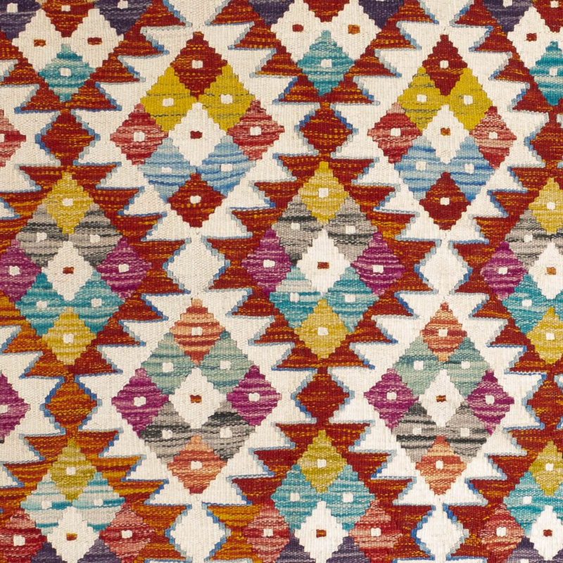Alfombra Kelim - Splash cuadrado  - 152 x 152 cm - multicolor