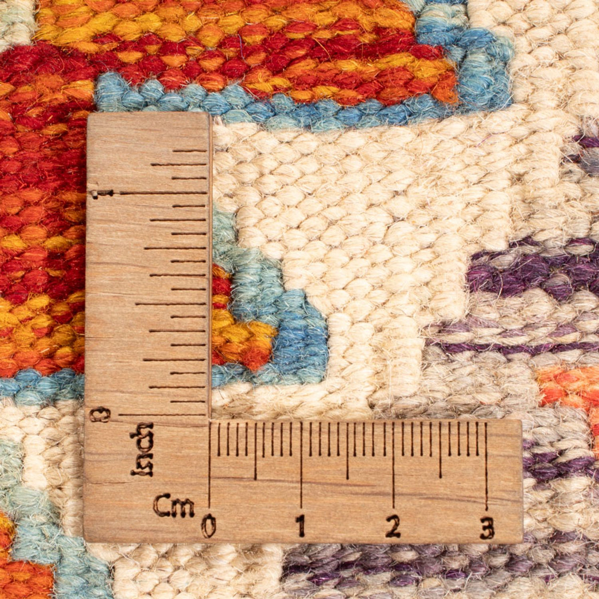 Alfombra Kelim - Splash cuadrado  - 152 x 152 cm - multicolor