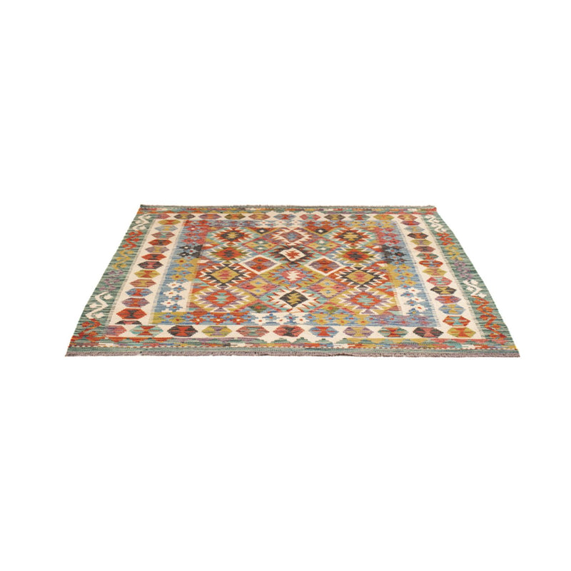 Alfombra Kelim - Splash cuadrado  - 154 x 154 cm - multicolor