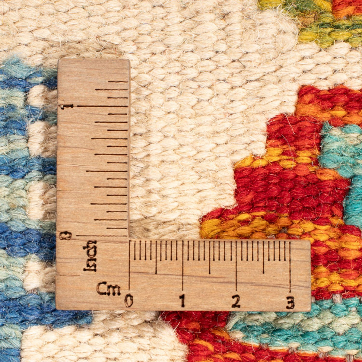 Alfombra Kelim - Splash cuadrado  - 154 x 154 cm - multicolor