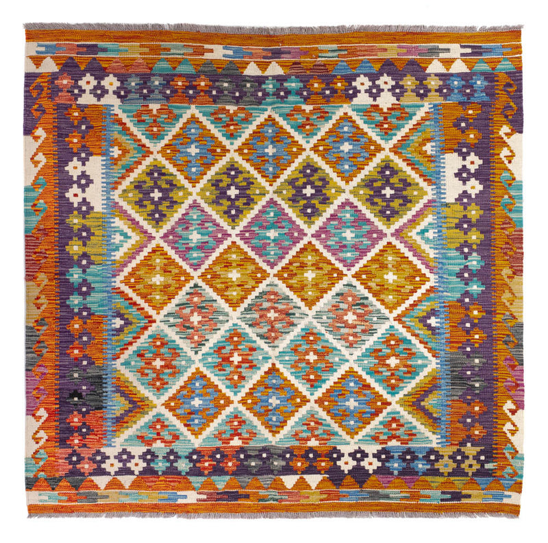 Kilim Maimana Alfombra 158x152cm - Alfombra de lana