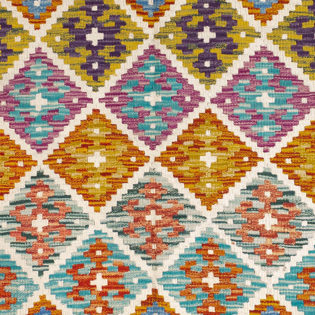 Alfombra Kelim - Splash - 158 x 152 cm - multicolor