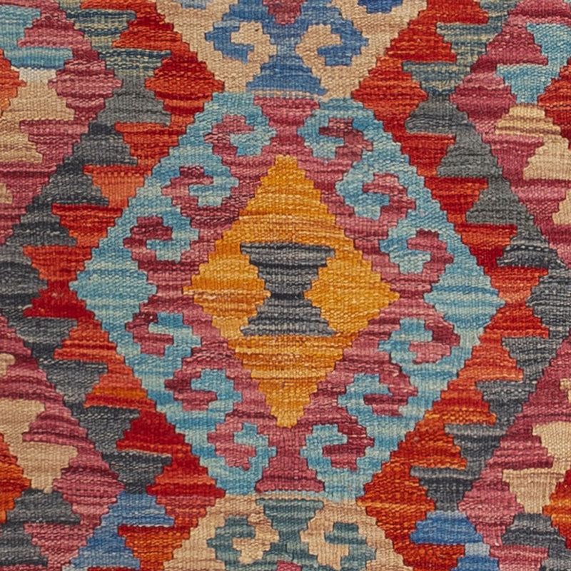 Alfombra de pasillo Alfombra Kelim - Splash - 244 x 79 cm - multicolor