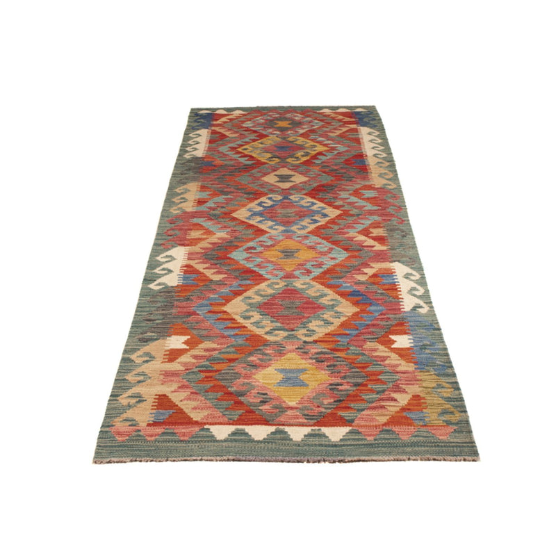 Alfombra de pasillo Alfombra Kelim - Splash - 244 x 79 cm - multicolor