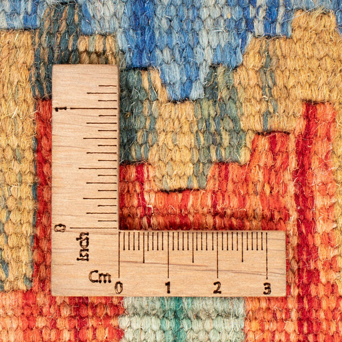 Alfombra de pasillo Alfombra Kelim - Splash - 255 x 82 cm - multicolor