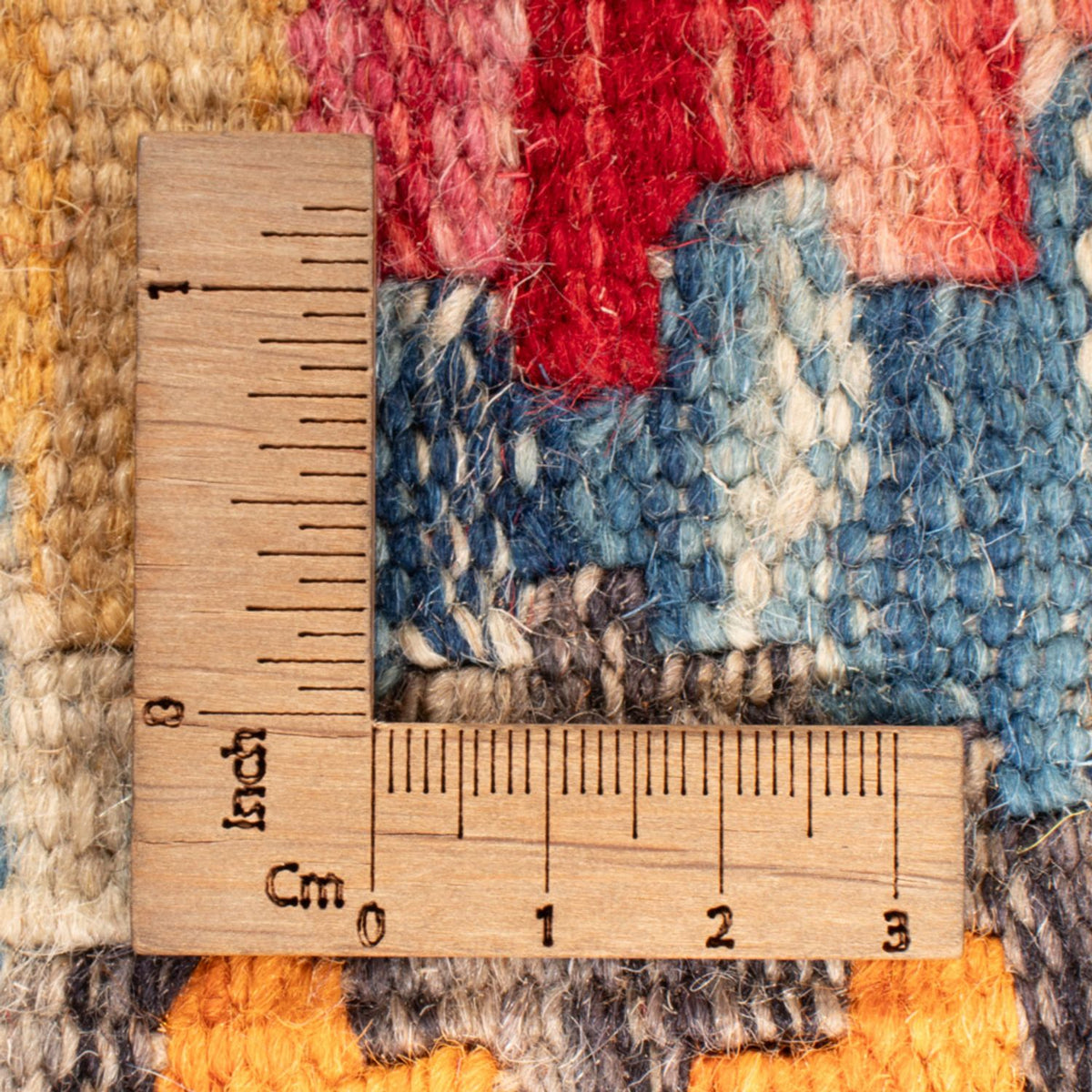 Alfombra de pasillo Alfombra Kelim - Splash - 243 x 79 cm - multicolor