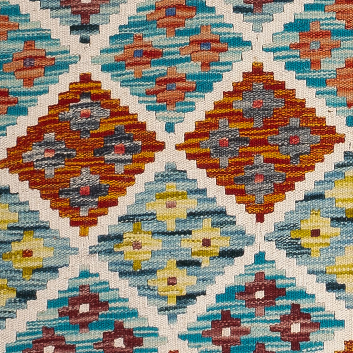 Alfombra de pasillo Alfombra Kelim - Splash - 239 x 79 cm - multicolor