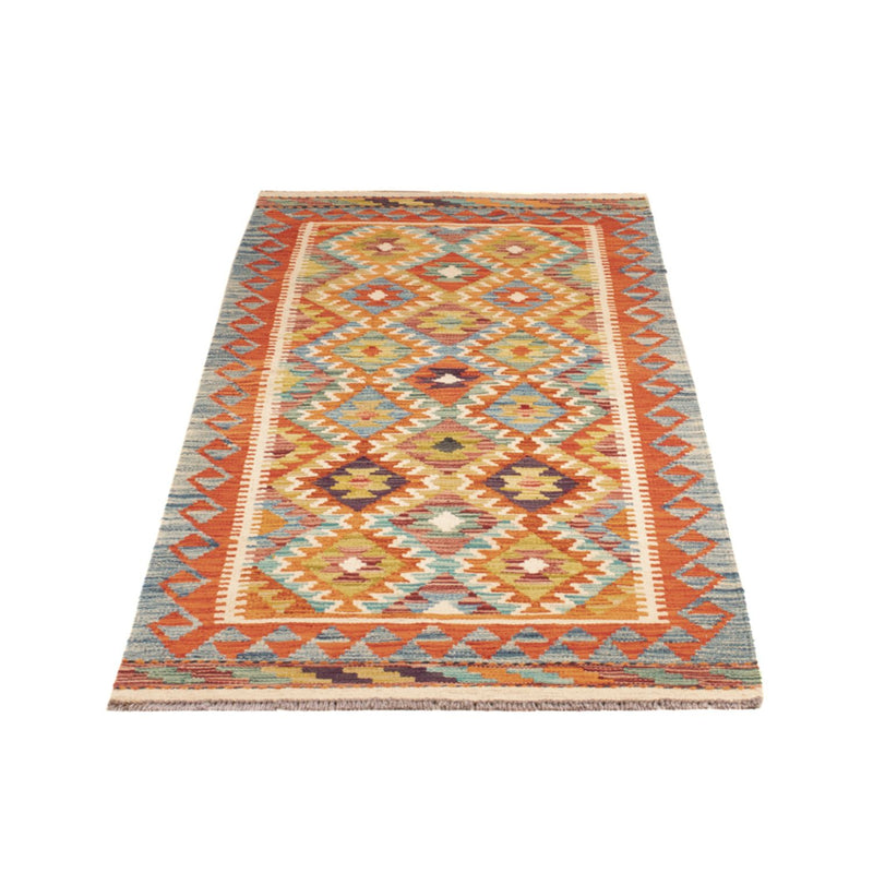 Alfombra de pasillo Alfombra Kelim - Splash - 201 x 84 cm - multicolor