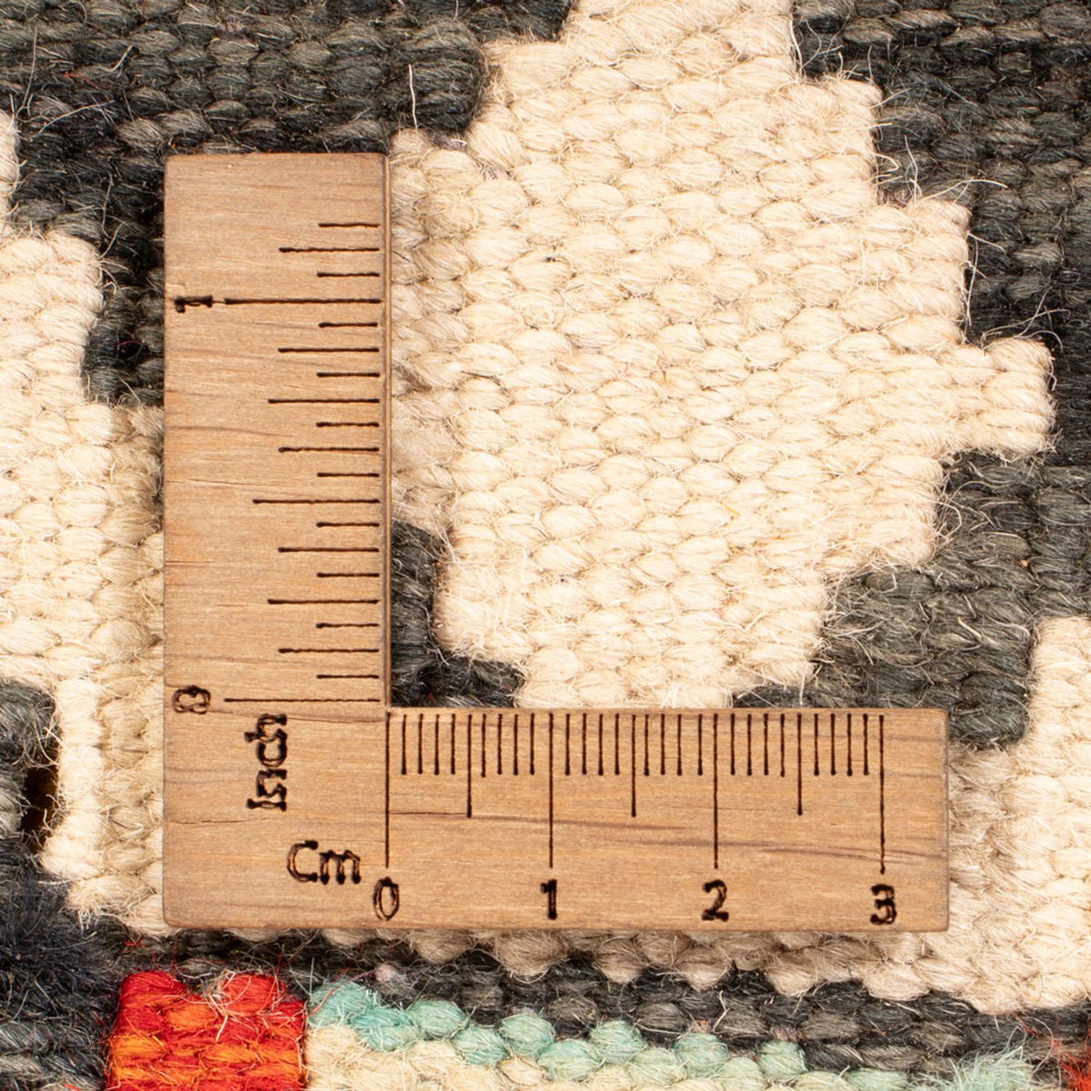 Alfombra de pasillo Alfombra Kelim - Splash - 193 x 80 cm - multicolor