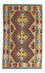 Alfombra Kelim - Splash - 123 x 79 cm - multicolor