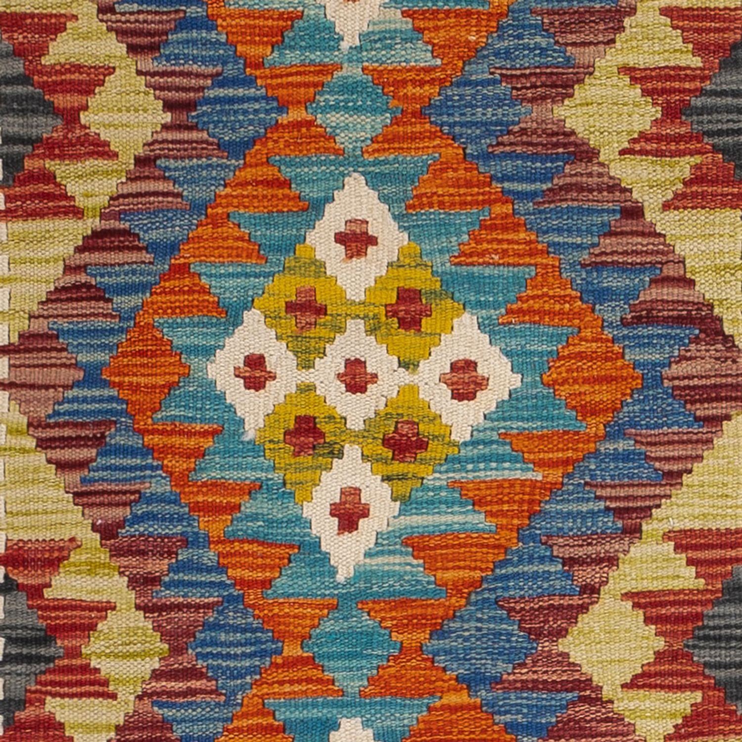 Alfombra Kelim - Splash - 123 x 79 cm - multicolor