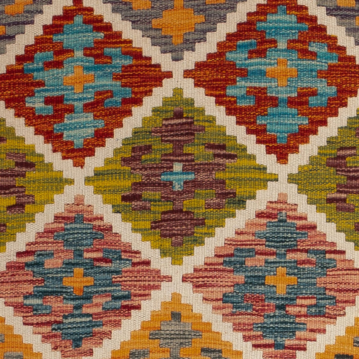 Alfombra Kelim - Splash - 127 x 82 cm - multicolor