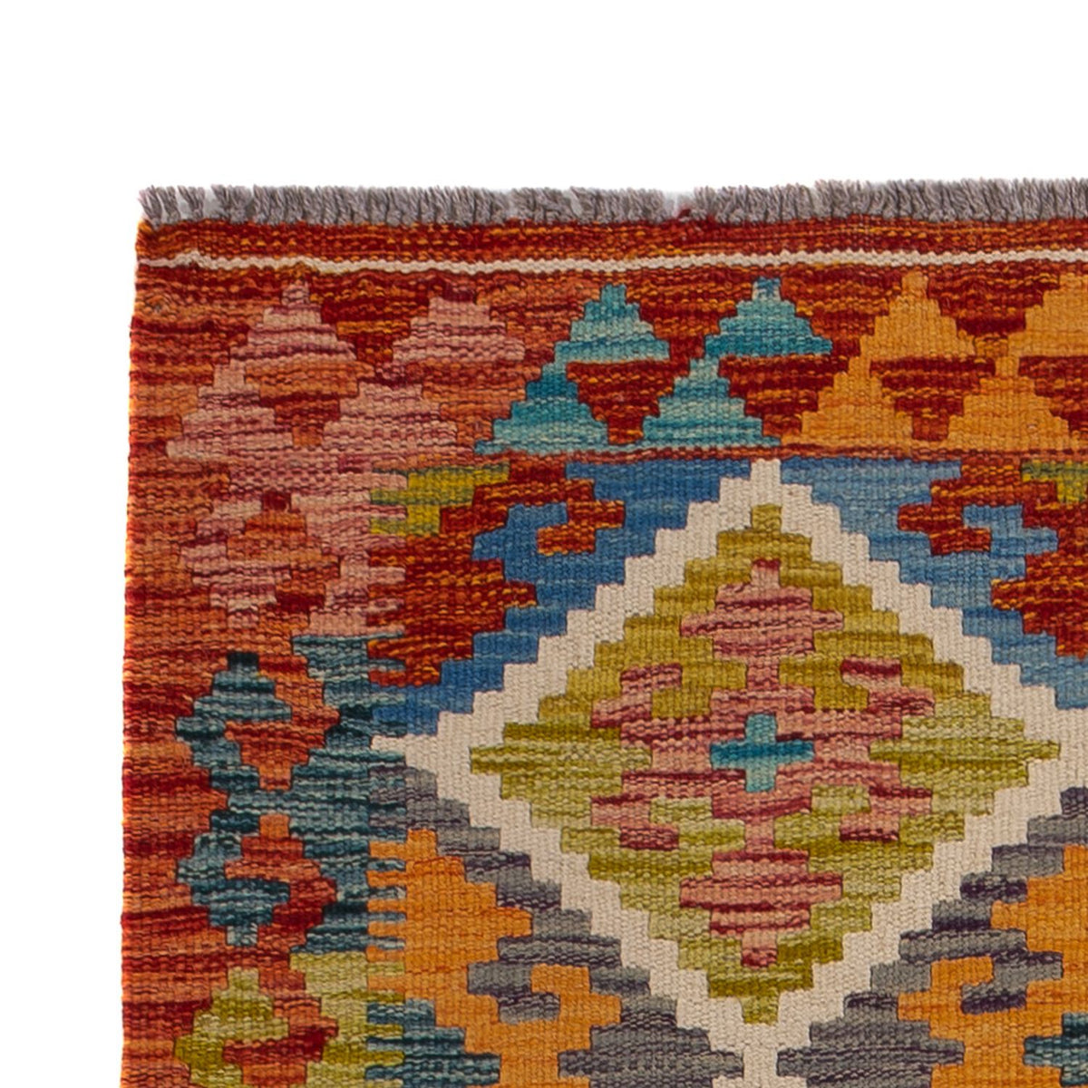 Alfombra Kelim - Splash - 127 x 82 cm - multicolor