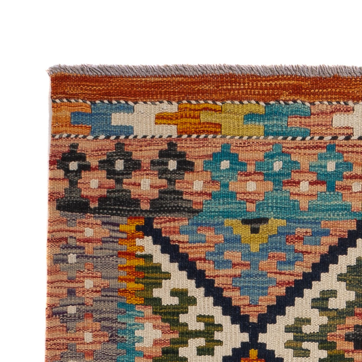 Alfombra Kelim - Splash - 119 x 83 cm - multicolor