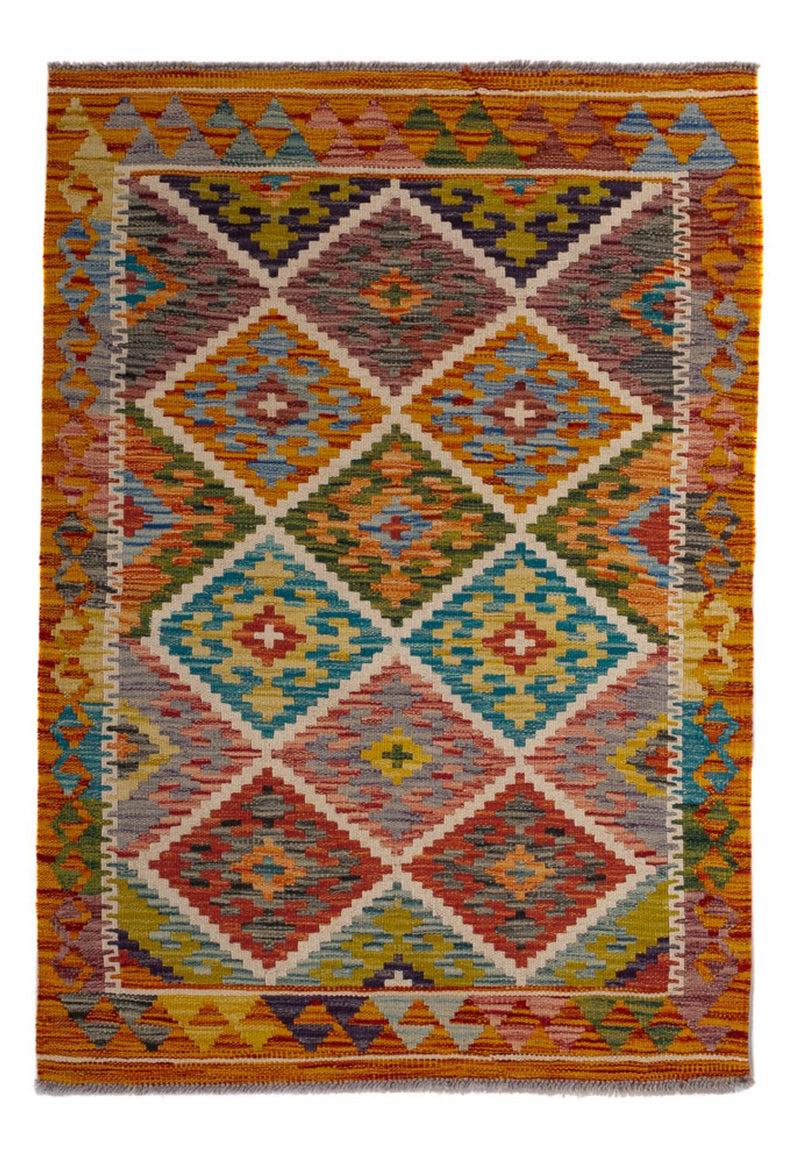 Alfombra Kelim - Splash - 125 x 86 cm - multicolor