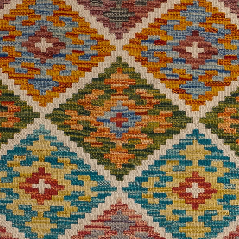 Alfombra Kelim - Splash - 125 x 86 cm - multicolor