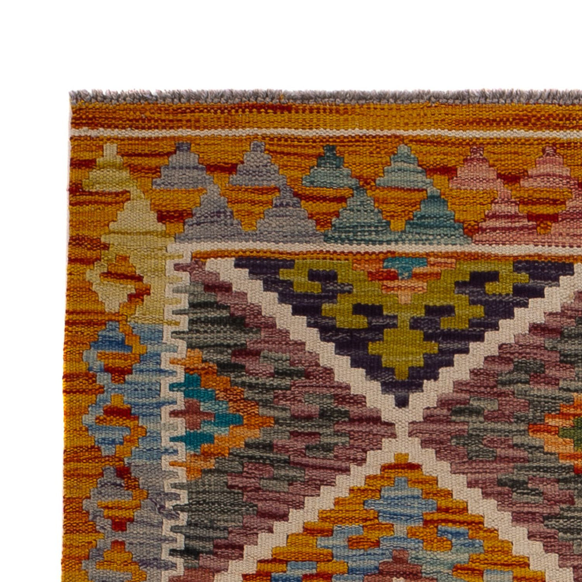 Alfombra Kelim - Splash - 125 x 86 cm - multicolor