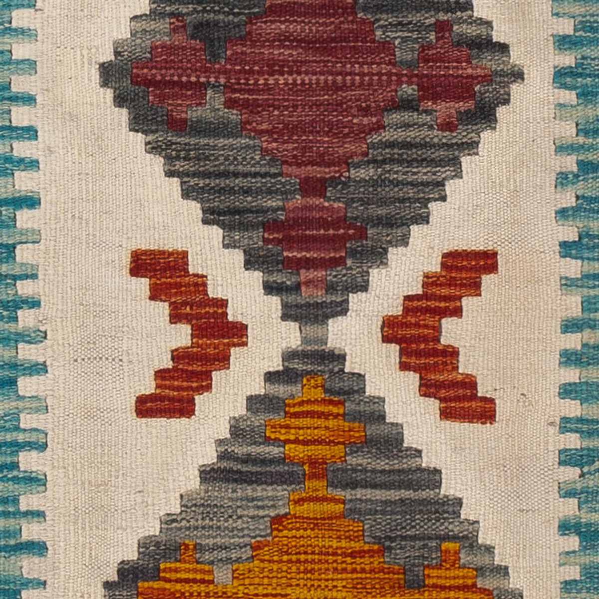 Alfombra Kelim - Splash - 130 x 86 cm - multicolor