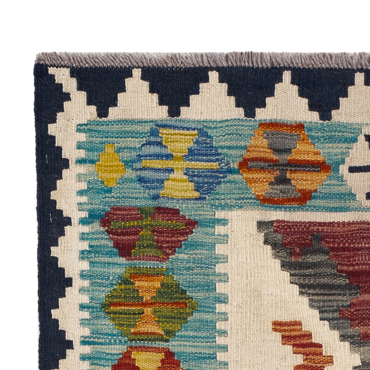 Alfombra Kelim - Splash - 130 x 86 cm - multicolor