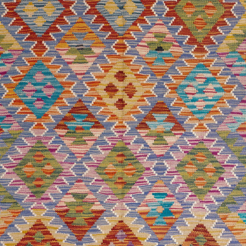 Alfombra Kelim - Splash - 204 x 148 cm - multicolor