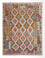Alfombra Kelim - Splash - 201 x 153 cm - multicolor