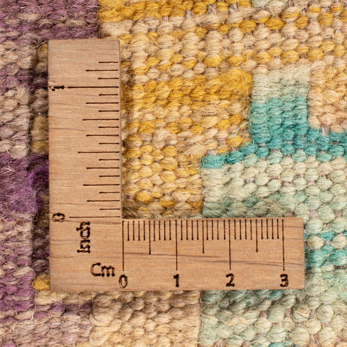 Alfombra Kelim - Splash - 201 x 153 cm - multicolor