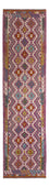 Alfombra de pasillo Alfombra Kelim - Splash - 295 x 80 cm - multicolor