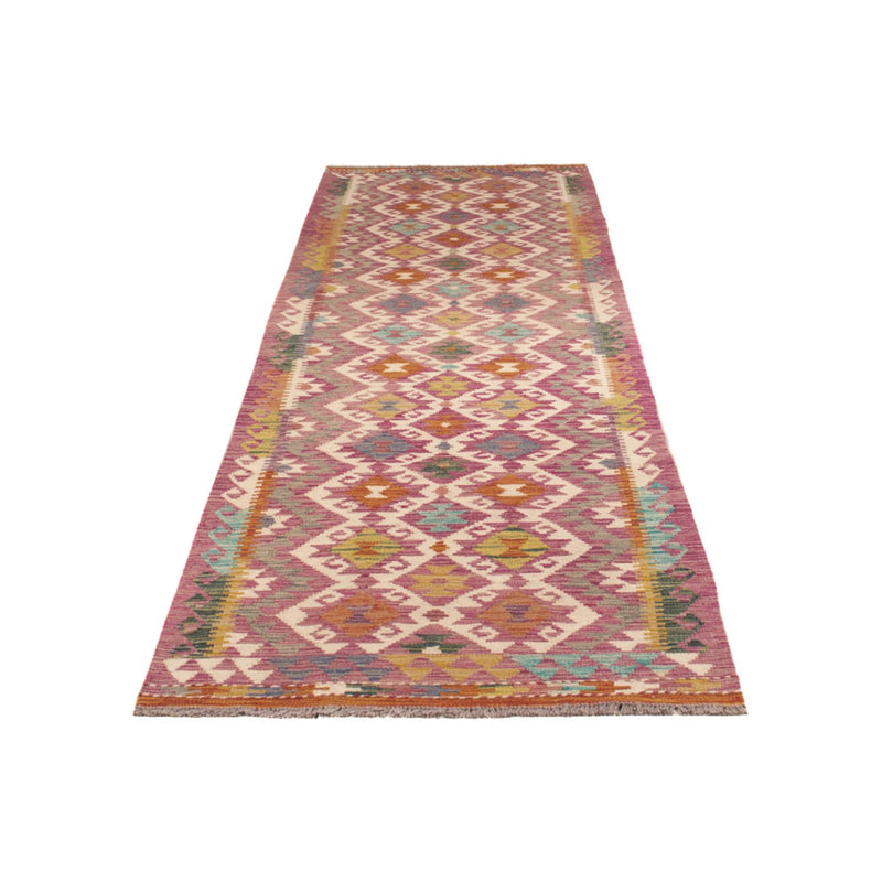 Alfombra de pasillo Alfombra Kelim - Splash - 295 x 80 cm - multicolor