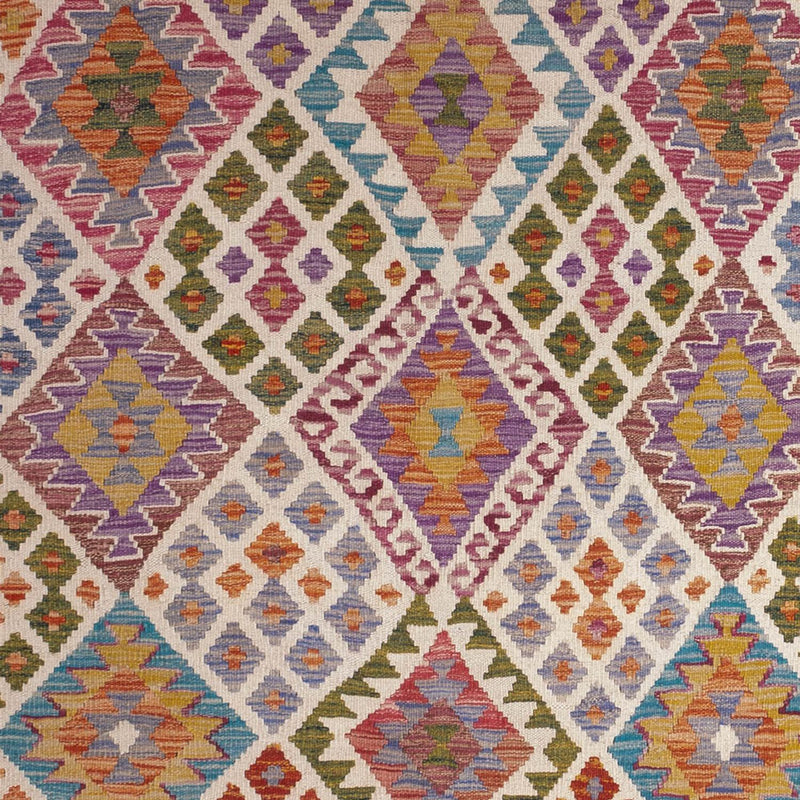 Alfombra Kelim - Splash - 236 x 170 cm - multicolor