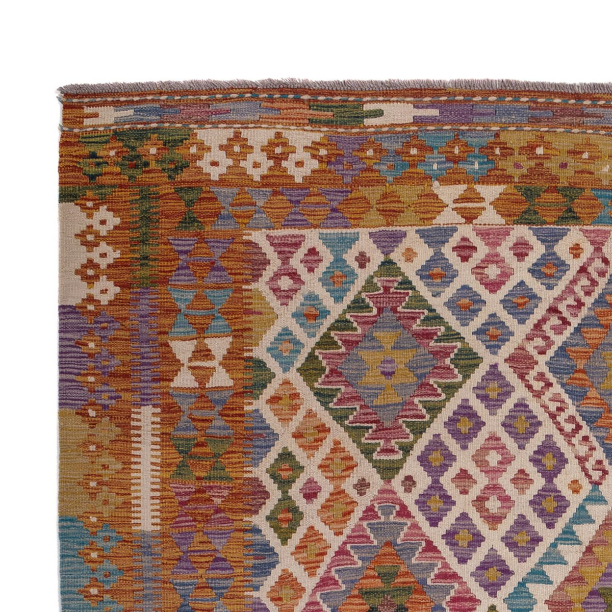 Alfombra Kelim - Splash - 236 x 170 cm - multicolor