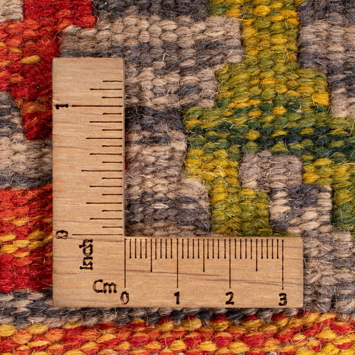 Alfombra Kelim - Splash - 246 x 153 cm - multicolor