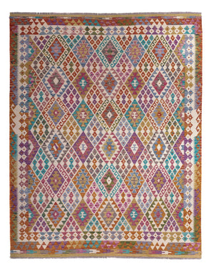 Alfombra Kelim - Splash - 246 x 204 cm - multicolor