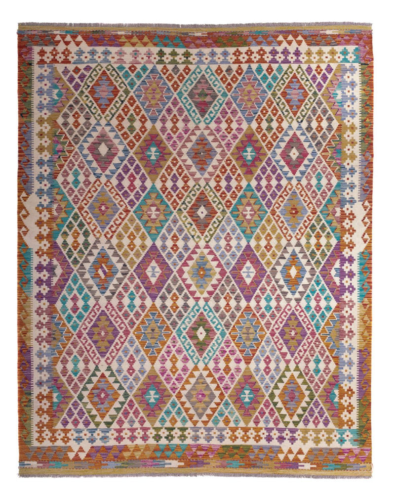 Alfombra Kelim - Splash - 246 x 204 cm - multicolor