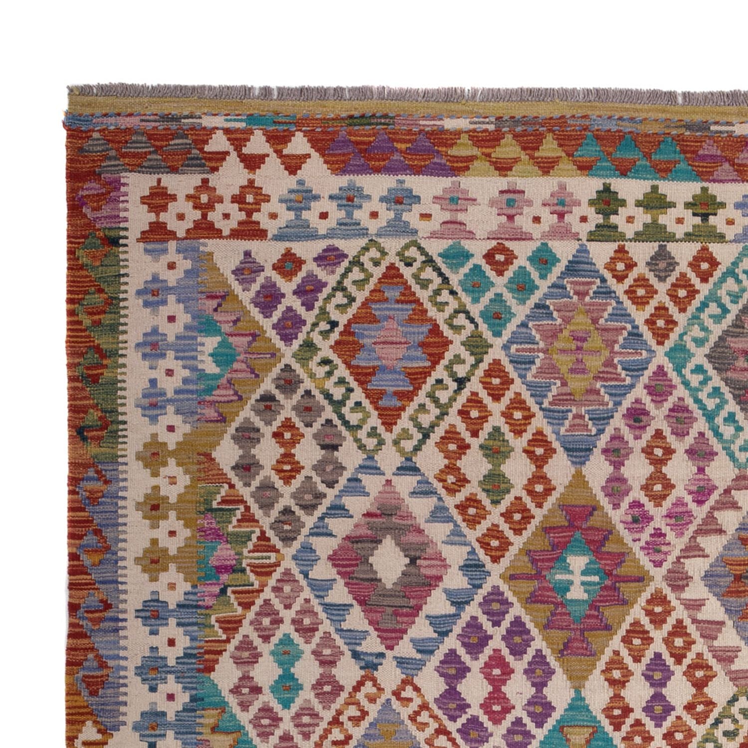Alfombra Kelim - Splash - 246 x 204 cm - multicolor