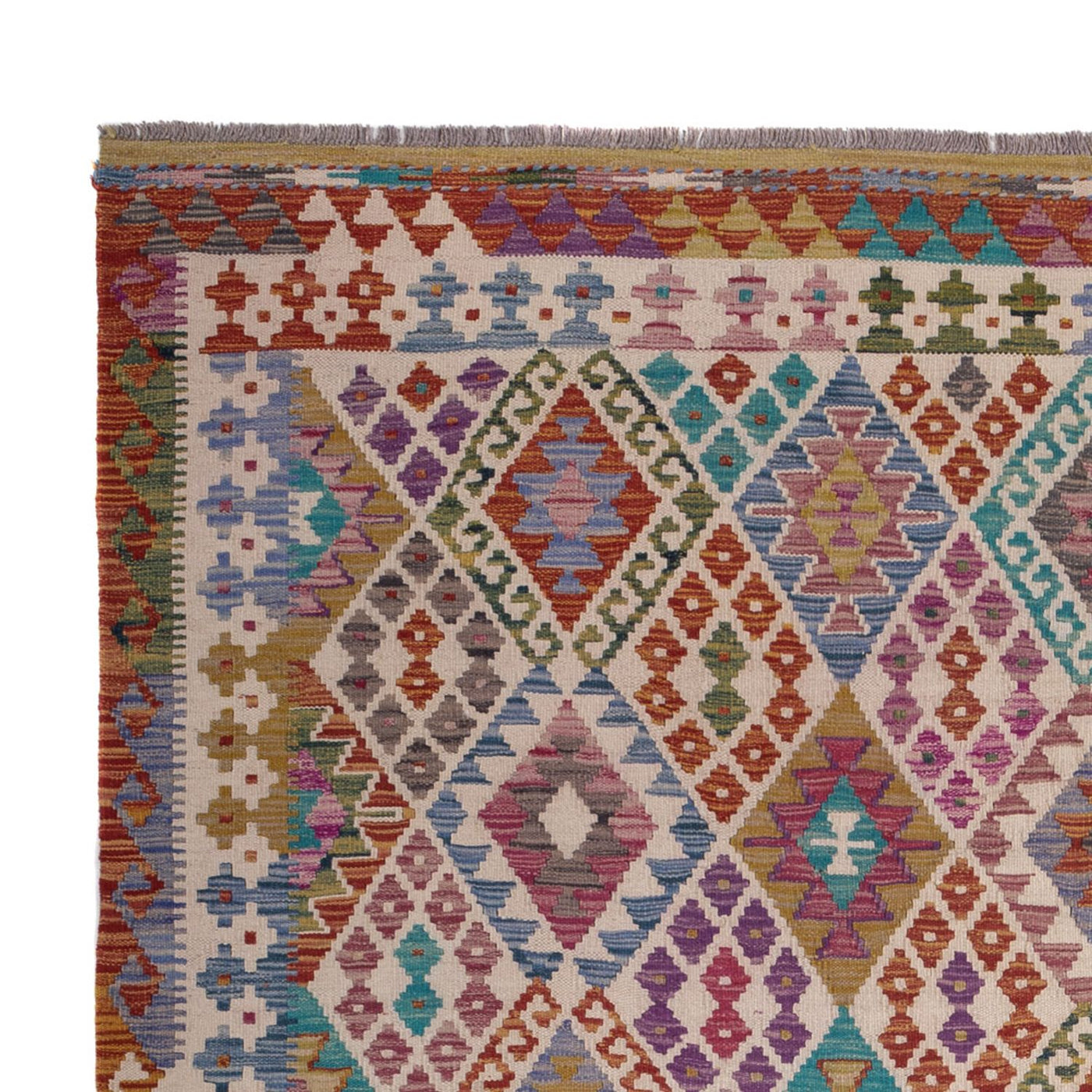 Kilim Maimana Alfombra 246x204cm - Alfombra de lana